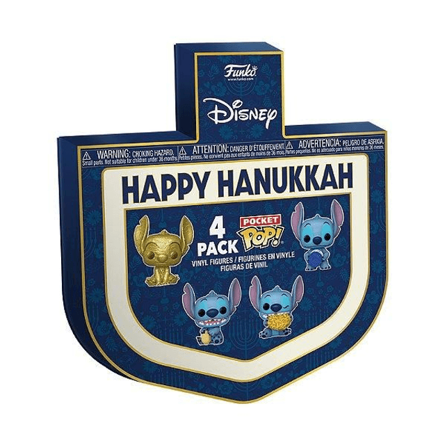 Pocket pop! Stitch Happy Hanukkah 4 pack