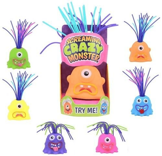 Screaming crazy monster