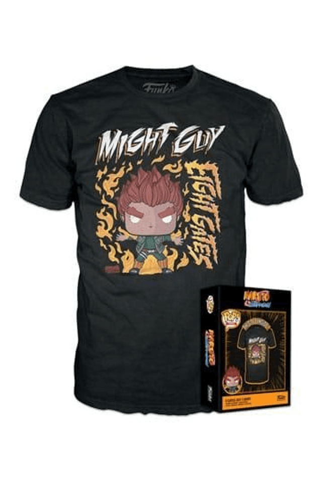 Pop! Tees Naruto Shippuden Eight gates guy T'shirt