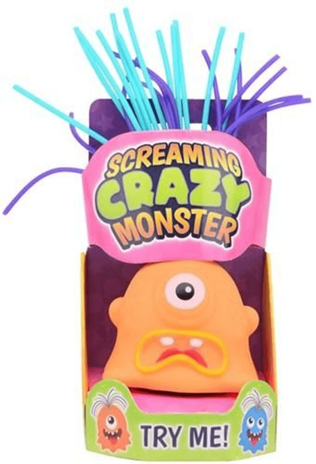 Screaming crazy monster
