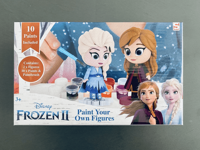Frozen beeldjes schilderen