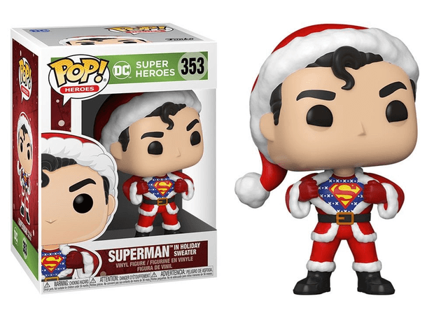Superman in holiday sweater Super heroes 353