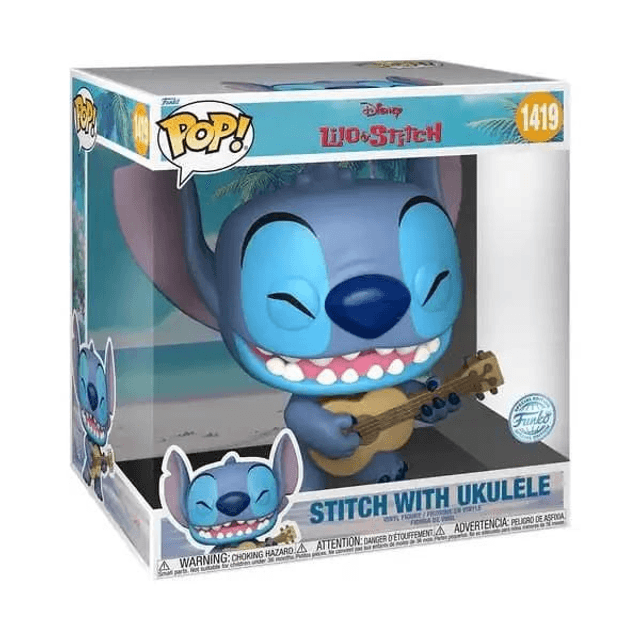 Stitch with ukulele Lilo &amp; Stitch10 inch 1419