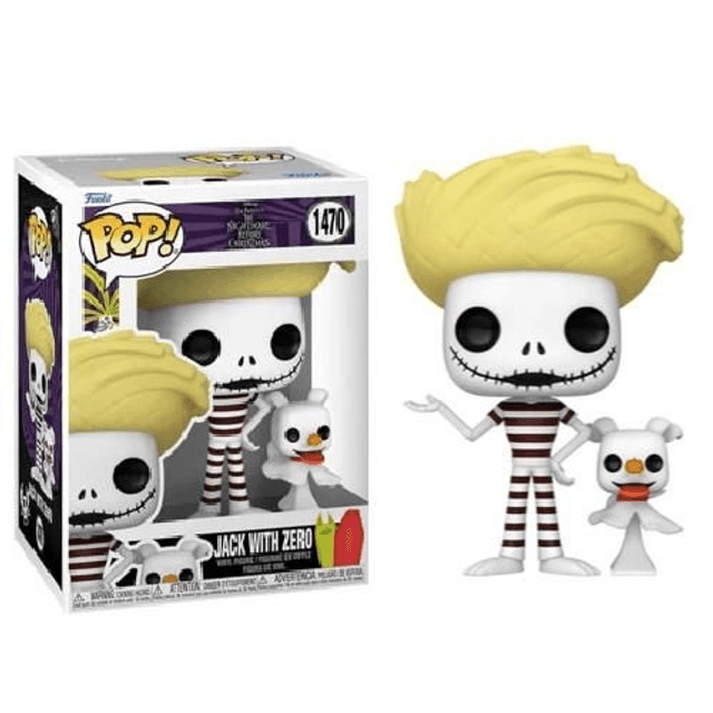 Jack with Zero The nightmare before christmas 1470